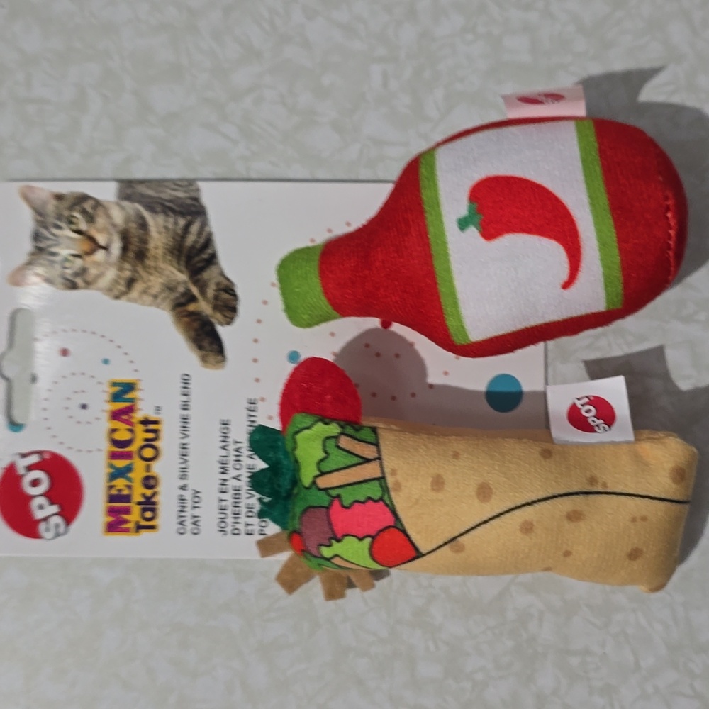 Cat Toys NWT Mexican‎ Take-Out Spot Brand